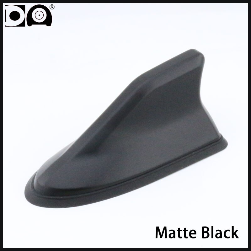 Waterproof shark fin antenna special auto car radio aerials Stronger signal Piano paint Suitable for most car models: Matte Black