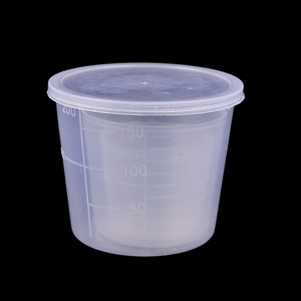 3PCS/Set 200/100/50ml Measuring Cup Labs Plastic Graduated Beakers Kitchen Tools Accessories