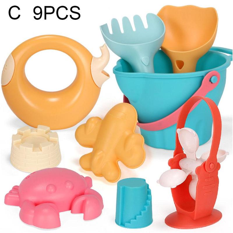 Baby Strand Spel Speelgoed Kinderen Zandbak Speelgoed Siliconen Zacht Zand Strand Set Kit Speelgoed Voor Strand Spelen Zand Water Spelen winkelwagen: C