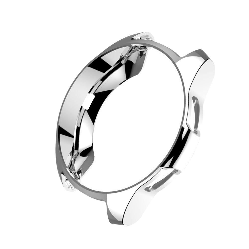 Protective case for Samsung Gear S3 frontier Smart watch band Samsung Galaxy watch 46mm 42mm soft TPU All-Around cover shell: silver / galaxy watch 42mm