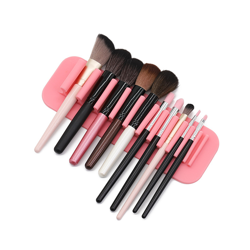 Silicone Makeup Brush Holder Wall-Mounted Soft Durable Reusable Convenient Easy Operation Suit Beauty tool display stand