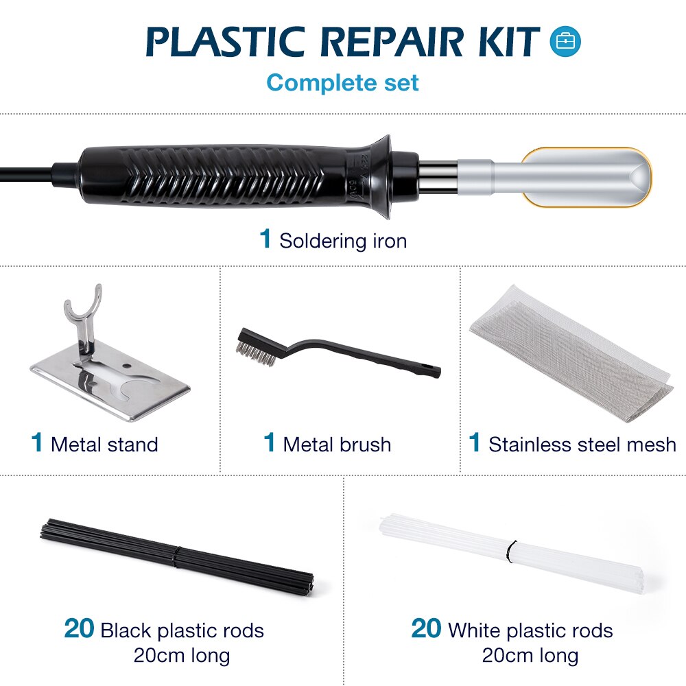 Plastic Repair Tool Welding Car Front Bumper Crack Crack Repair Electric Soldering Iron Trowel