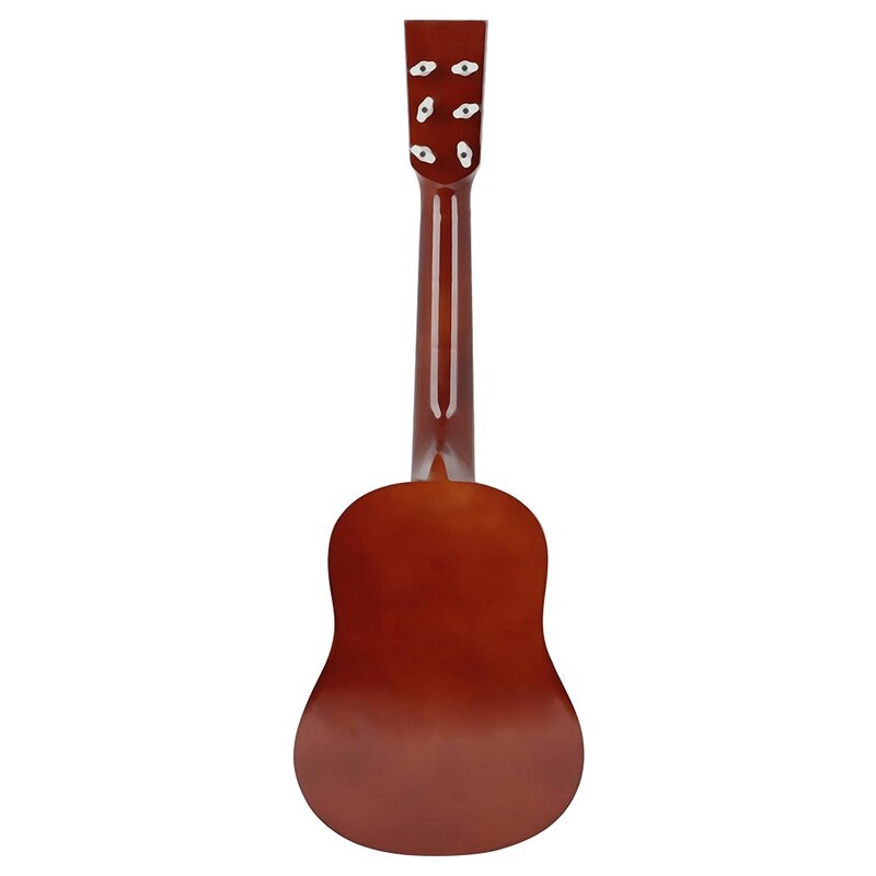 25 pollici mini Piccola Chitarra Tiglio 6 Corde Chitarra Acustica con scegliere Corde per Principianti Dei Bambini Scherza il Regalo