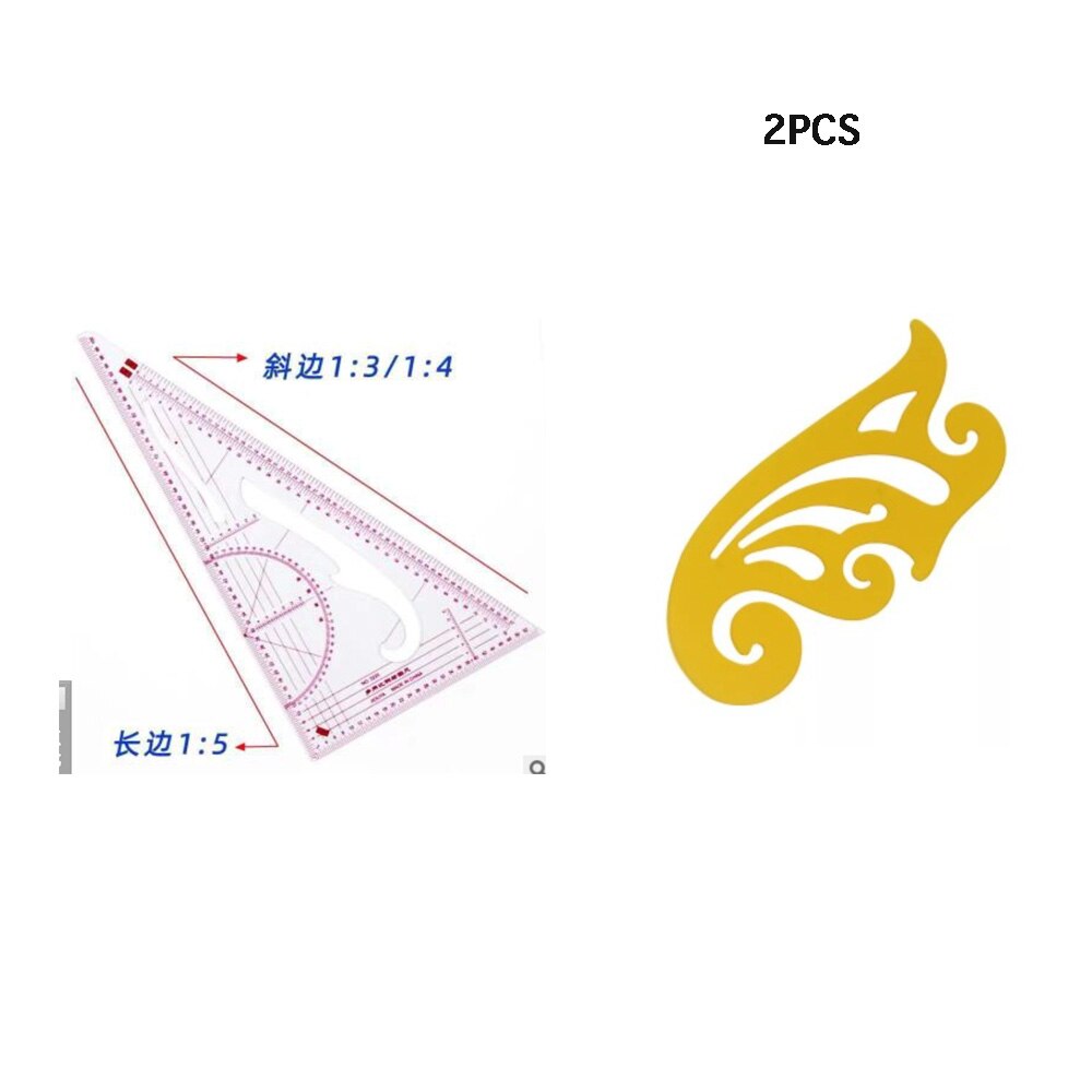 INNE 8/9/10 sztuk/zestaw linijka przyrządy robić szycia akcesoria krawiec zestaw robić pomiaru rysunek kryterium rękaw ramię francuski krzywa cięcia: 2szt