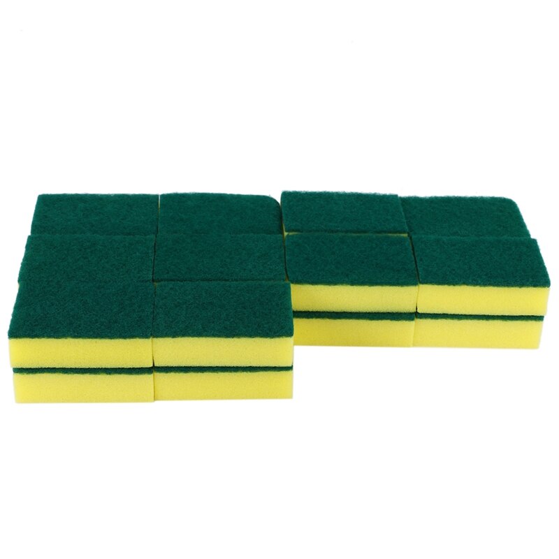 Heavy Duty Multi Use Cleaning Sponges rub Non-Scratch Sponge Scrubbing Dish Sponges Use for Kitchens, Bathroom, Car &amp; Odor Free