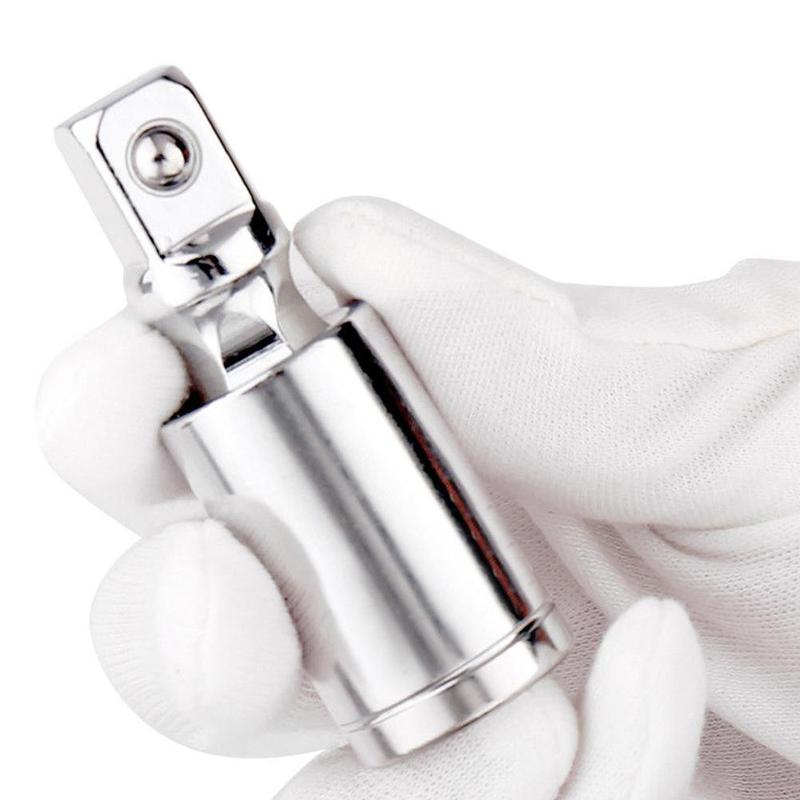 1/4 "3/8" 1/2 "uniwersalny zestaw przegubowy grzechotka przystawka kątowa instrukcja i pneumatyczne bar adapter adapter zginalny gniazdo Q5F7