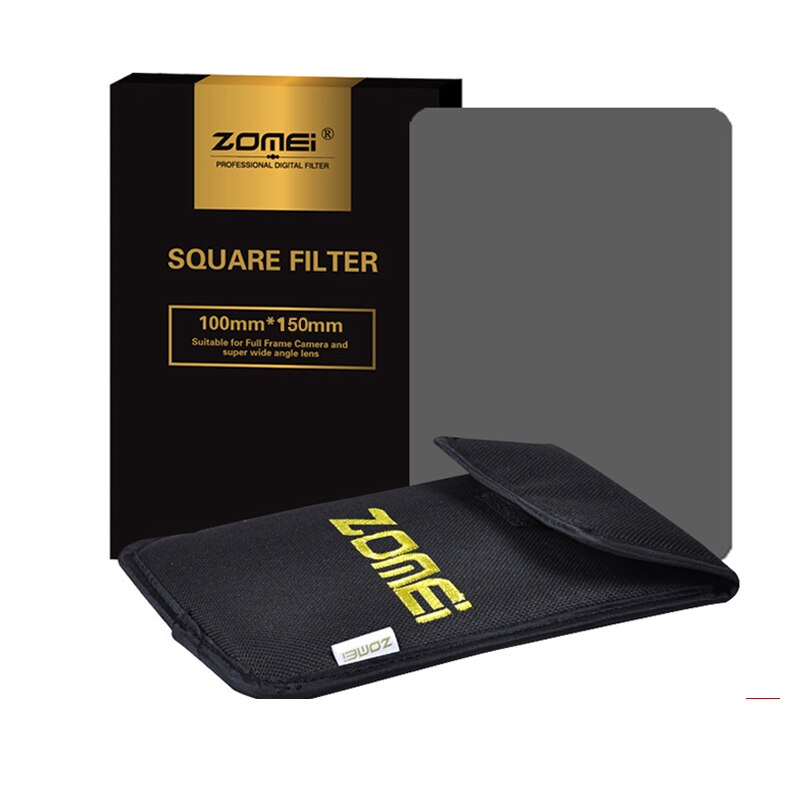 Filtre carré Zomei 100mm x 150mm densité neutre graduée gris GND248 ND16 100mm * 150mm 100x150mm pour filtre série Cokin Z-PRO