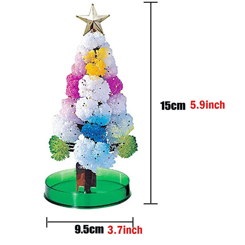 Magie Blüte Weihnachten Baum Wachsende Blühende Magie Baum Kristall Mini Weihnachten Baum Dekorationen freundlicher Spielzeug Weihnachten 15ml