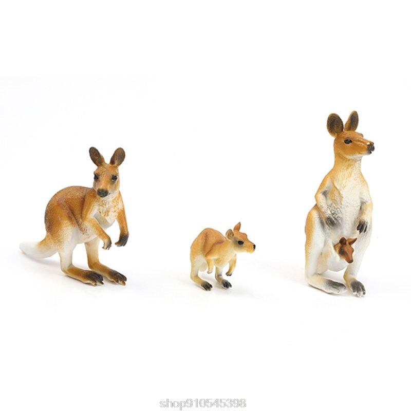 Parent-child Family Animal Model Toys Set Realistic Dog Duck Children Educational Prop Scene Decoration O29 20: Type J