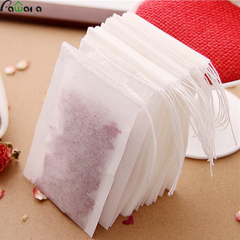 3 Sizes 100 pcs/Lot Teabags Empty Scented Tea Bags With String Heal Seal Filter Paper for Herb Loose Tea Bolsas de te