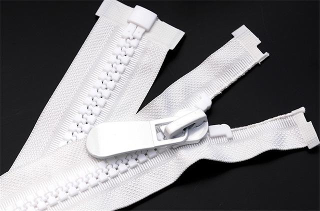 Veste en résine No. 15 No. 8 à fermeture éclair pour la couture, accessoires de FZ03: WHITE / 90cm