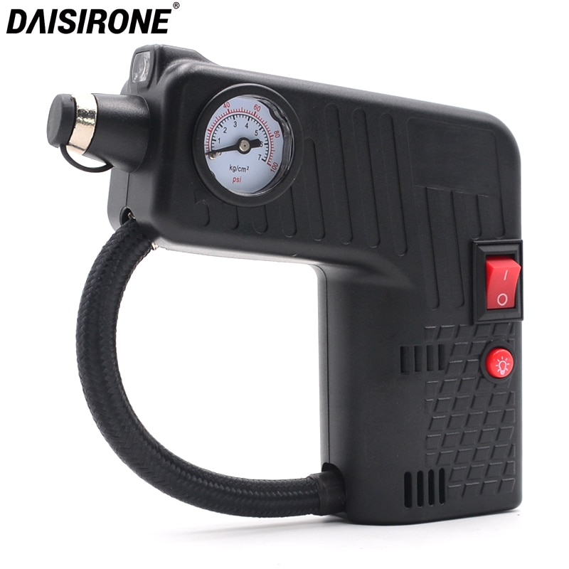 Auto Elektrische Draagbare Luchtcompressor Pomp Tire Inflator 100 PSI Wheel Tyre Luchtpomp voor Auto Motorfiets Fiets Automobiel DC 12 v