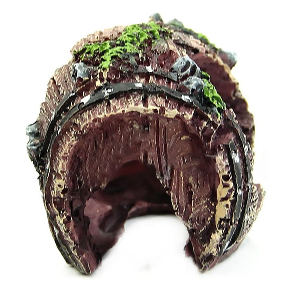 Fish tank decorative ornaments aquarium equipment accessories antique wine barrel fish tank resin crafts fish tank decorations