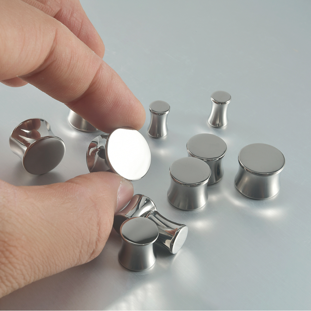 2pcs G23 Titanium Solid Ear Plug Earing Tunnel Size Stretcher Saddle Flesh Tunnel Expander Lobe Guage Body Piercing Jewelry