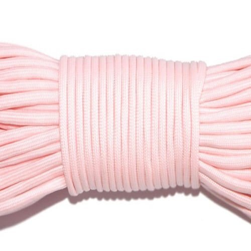 550Lb Paracord Parachute Cord Nylon Lichtgevende Glow In The Dark 9 Core Strand Roze