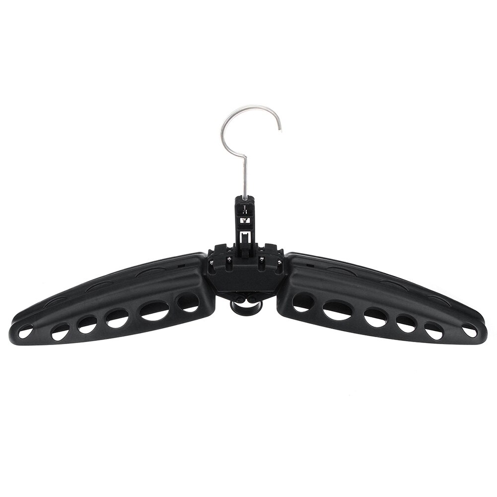 Multi Purpose Foldable Hanger Stand for Snorkeling Diving Surf Wetsuit Drysuit: Black