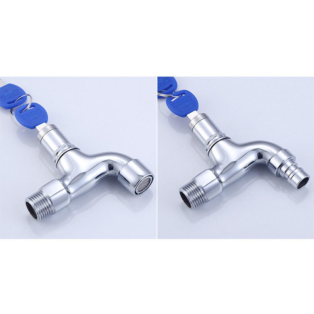 Home Outdoor Guard Against Theft Faucet Bib Lock with Keys for Washing Machine