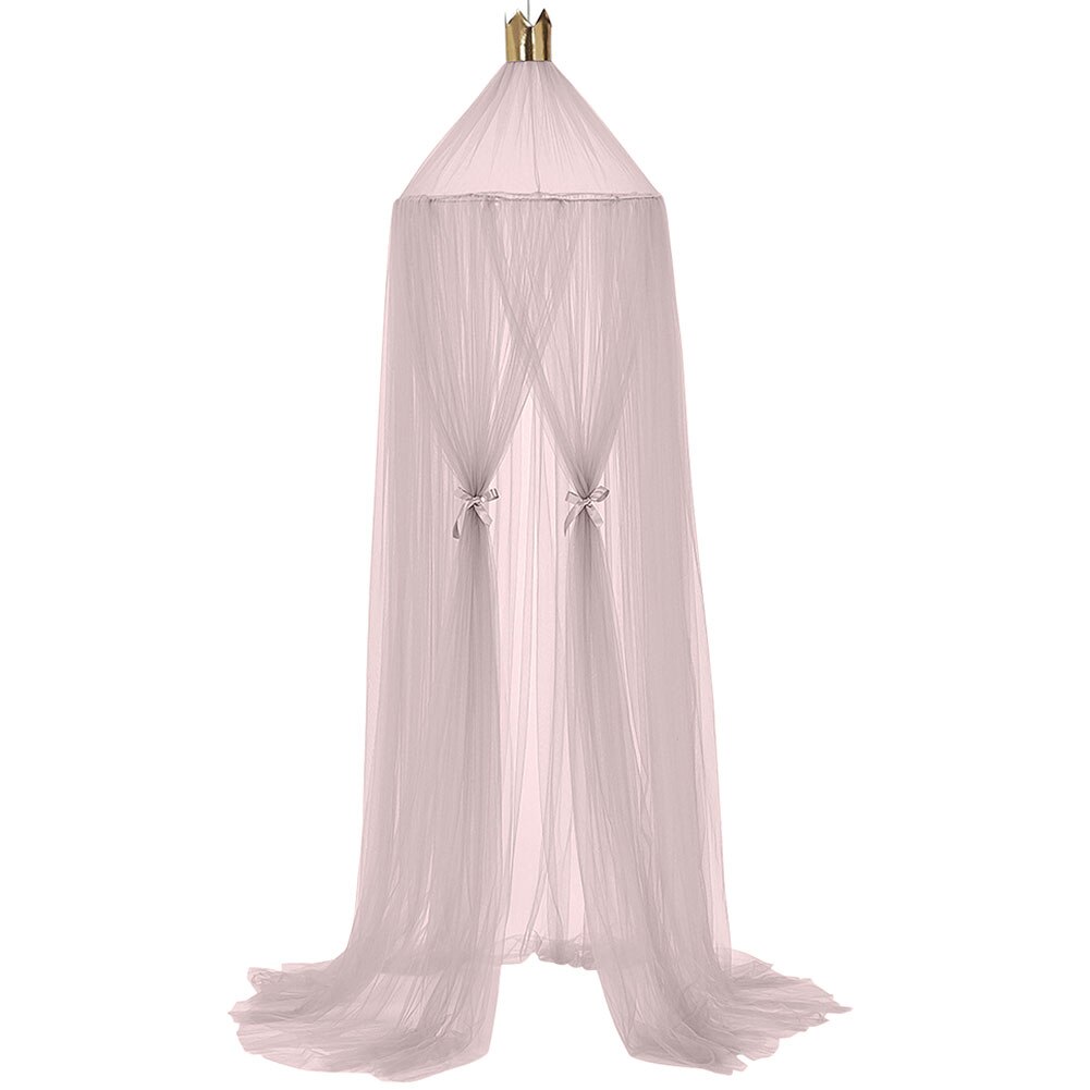 nordico Del Capretto Del bambino di Letto A Baldacchino corona Rotonda cupola Appeso Zanzara Tenda Netto Camera arredamento: leggero viola