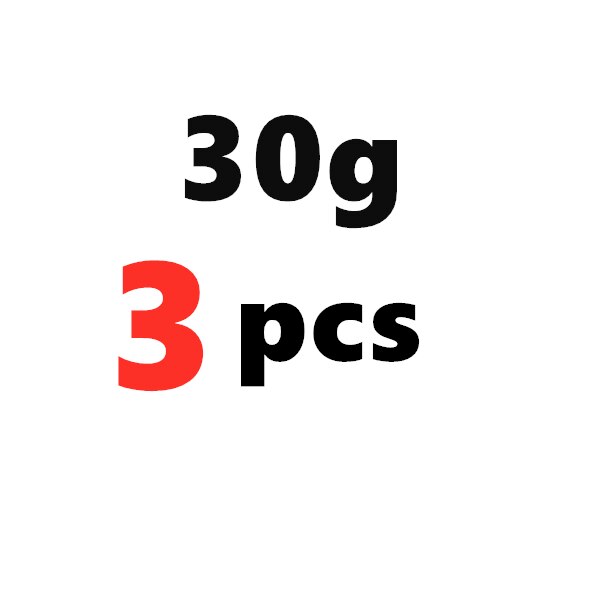 Plomo en forma de gota de agua, accesorios de pesca, 10g/15g/20g/30g/40g/ 50g, gotitas de agua, pesas de plomo, 5 unids/lote: 30g