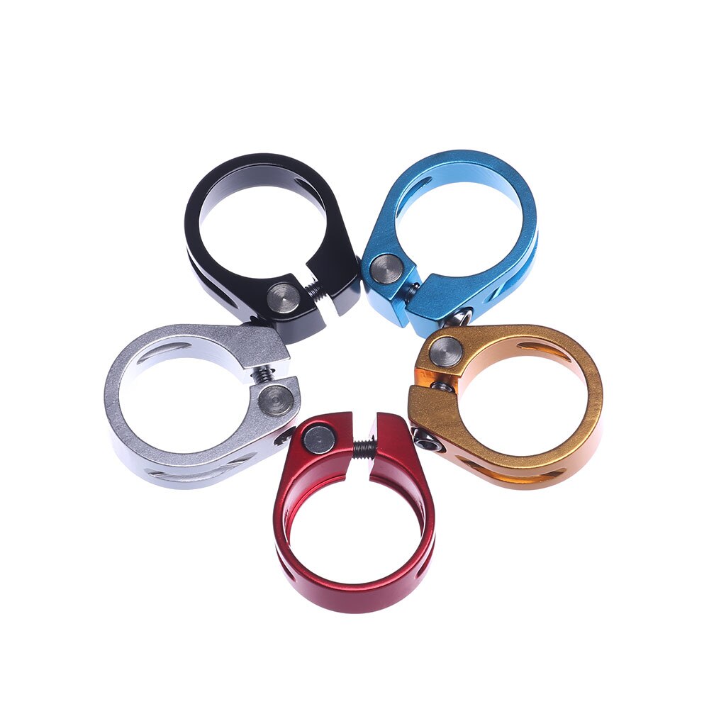 1PC Bike Alloy Tube Clip Quick Release Seatposts Clamp Saddle Bicycle Retaining Bolt Cycling Fixed Repair Part Seatposts Clamp