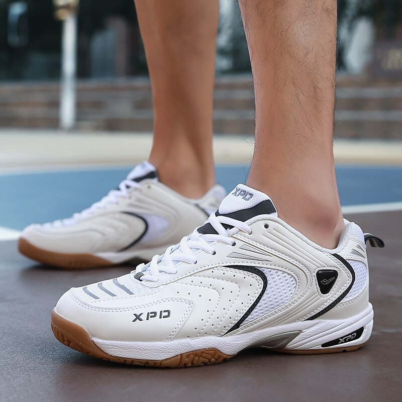 Åndbare tennissko str. 36-45 letvægts tennissneakers herre badmintonsko træningsbadmintonsneakers