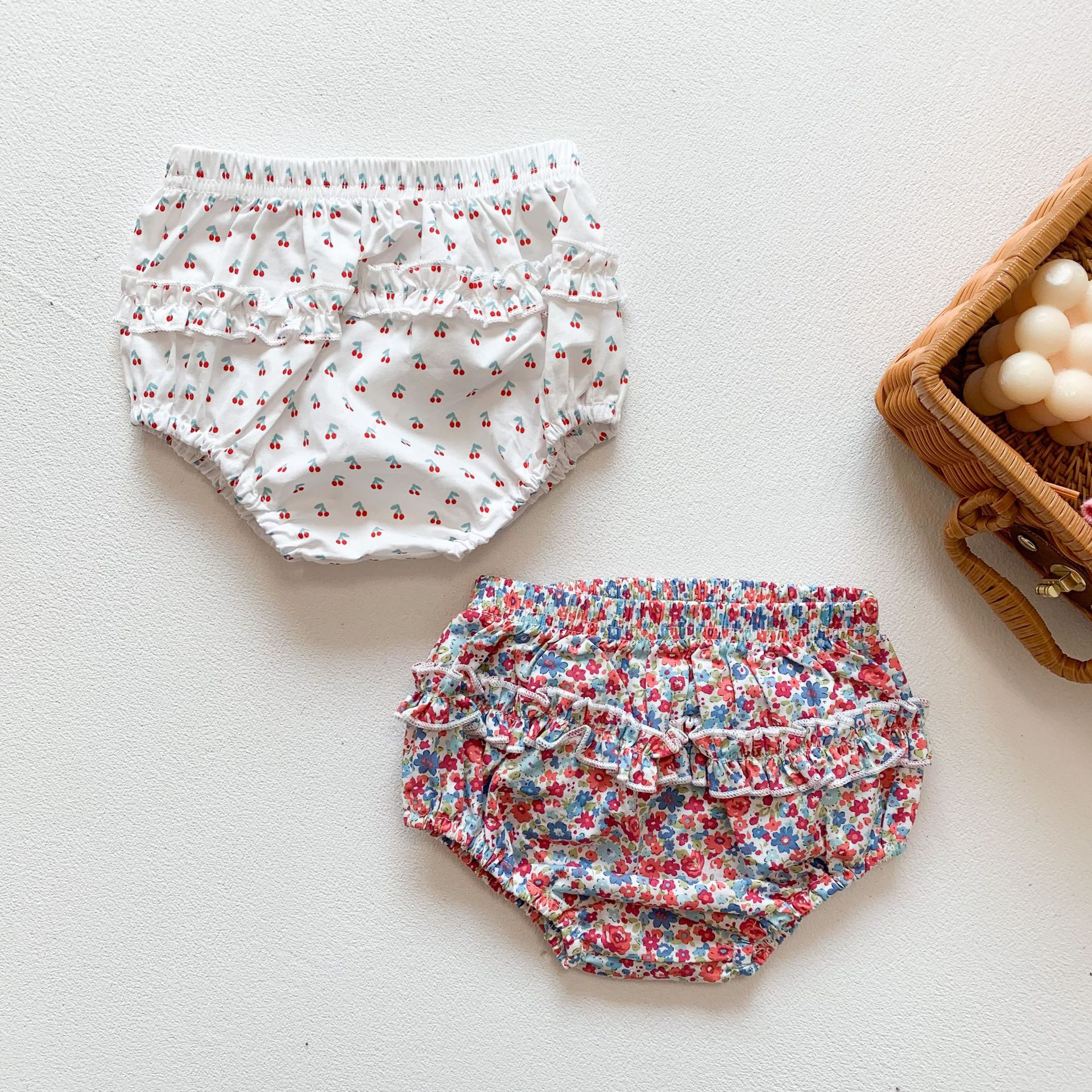 Yg marka dziecko garnitur 2021 lato koreańnarty złamane kwiat dziecko kołnierz szczyt spodenki dla dzieci dwuczęściowy garnitur dla dziewczynek