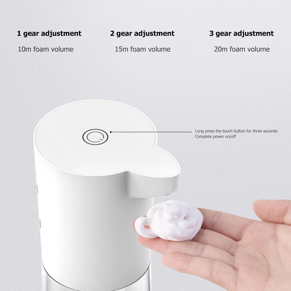 Touchless Bathroom Dispenser Smart Sensor Liquid Soap Dispenser for Kitchen Hand Free Automatic Soap Dispenser 500ml