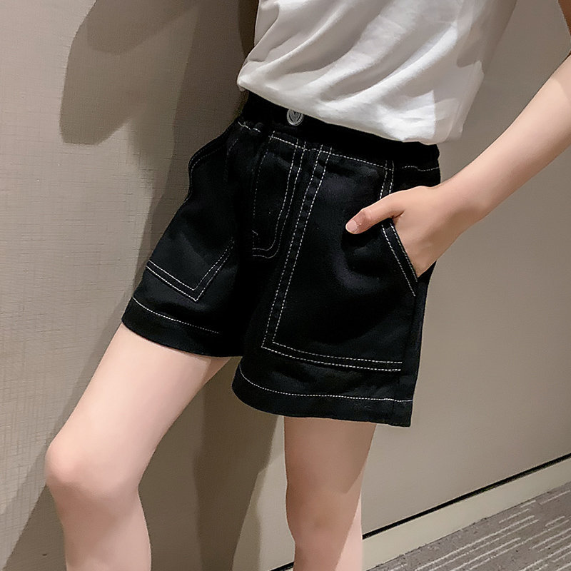 thumbnail: JustSun Herenshorts Katoen Met Ritszakken - Zwart - Large