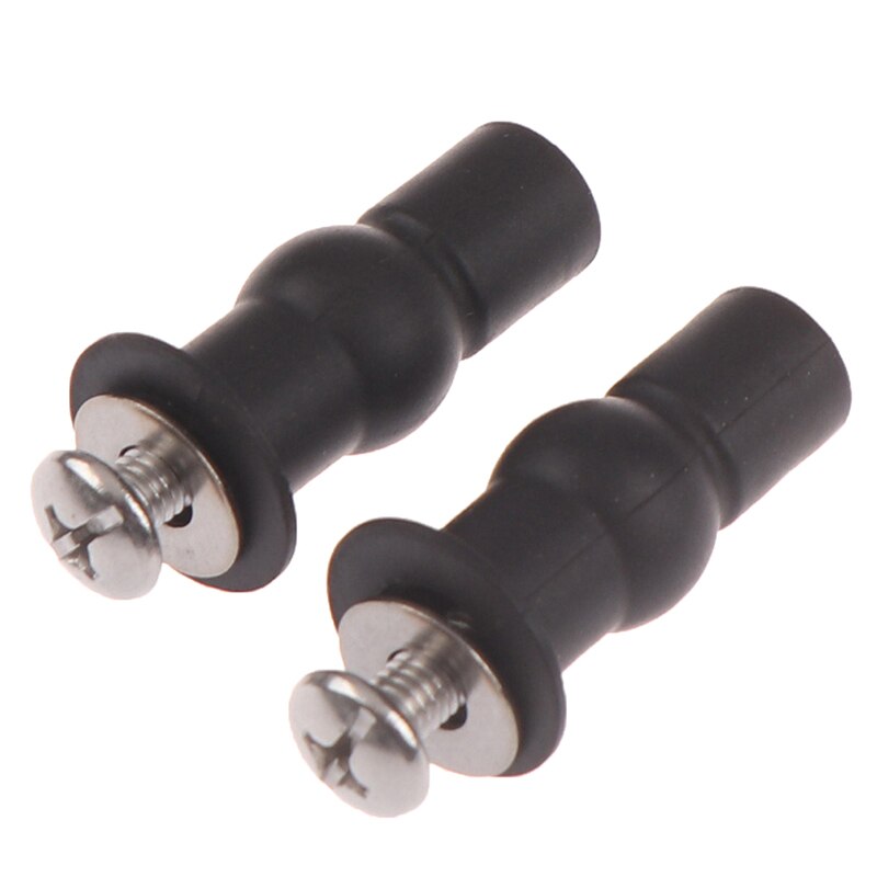 1Pair Toilet Seat Expansion Screw Hinges Tool Easy Install Small Rubber Top Home Universal Fixing Nuts Accessories