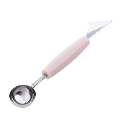 Frukt ball utskjæringskniv iskrem skje verktøy kiwi frukt vannsitron scoop melon graver frukt krukke potetmos baller gadgets: 2