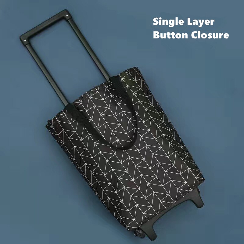 Opvouwbare Boodschappentas Vrouwen Grote Pull Winkelwagen Boodschappentassen Voor Organisator Draagbare Groenten Trolley Tassen Op Wielen De markt: Buttons geometry