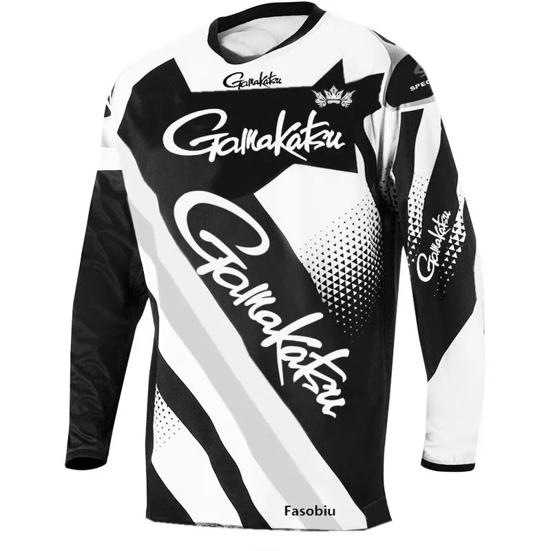 Verão nova camisa de pesca de manga longa roupas de pesca de secagem rápida anti-uv protetor solar roupas de pesca: M / Branco