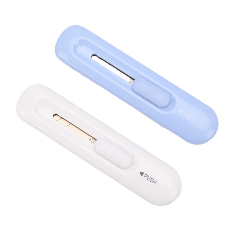 3 colors mini cutter Utility Knife Box Cutter Retractable Razor Blade Knife Office Supplies