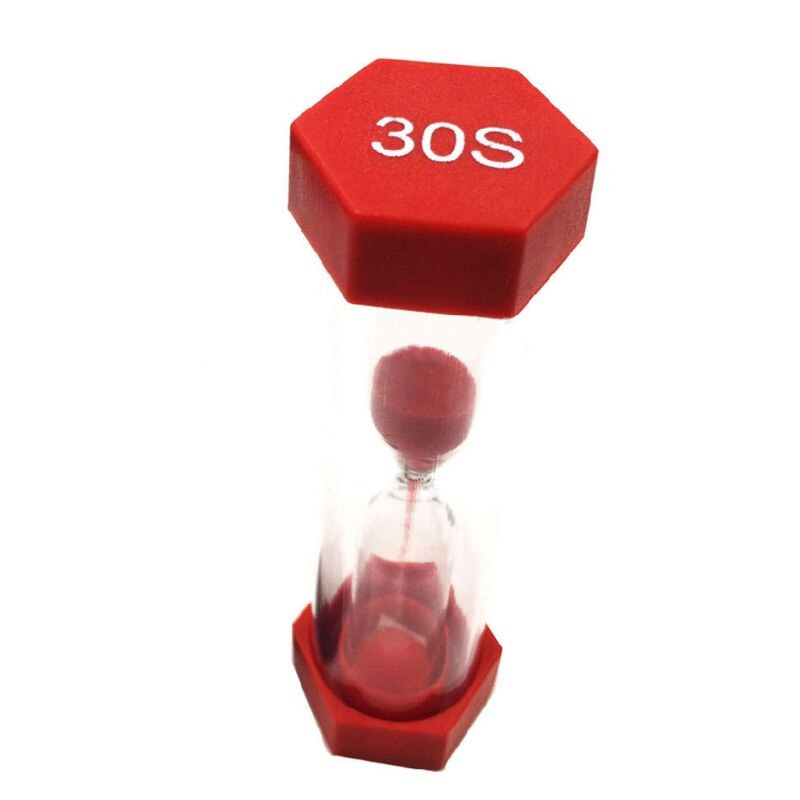 Zandloper Timer Set 6 Kleuren 1/3/5/10/15/Minuten 30 Seconden Zandloper Klok voor Thuis 1XCC