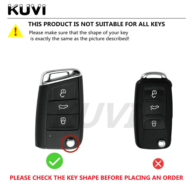 Funda de TPU para llave remota de coche, carcasa para VW, Volkswagen, Golf 7, MK7, Tiguan, MK2, SEAT Ateca, Leon FR 2, Ibiza, Skoda Octavia A7