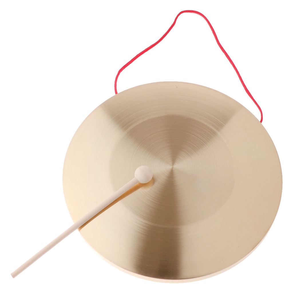 Metal Gong chino tradicional instrumento Musical de juguete platillo ritmo percusión juguetes educativos para niños (30cm)