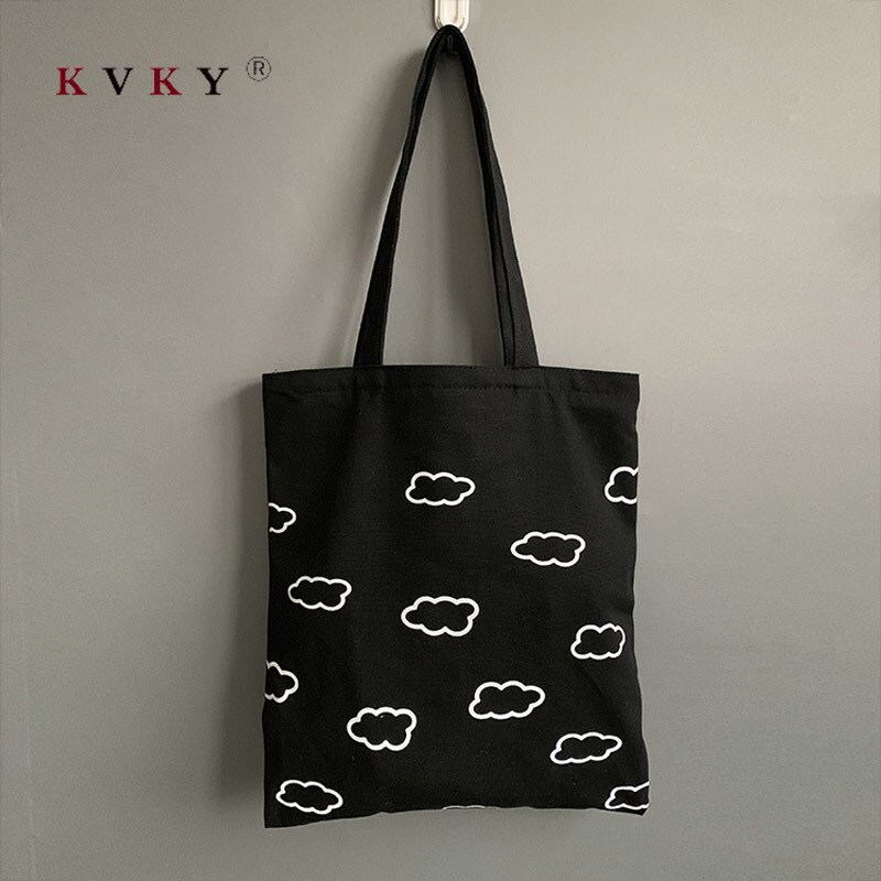 2020 moda feminina lona sacola casual pano praia sacos bolsa reutilizável saco de compras grande capacidade eco dobrável