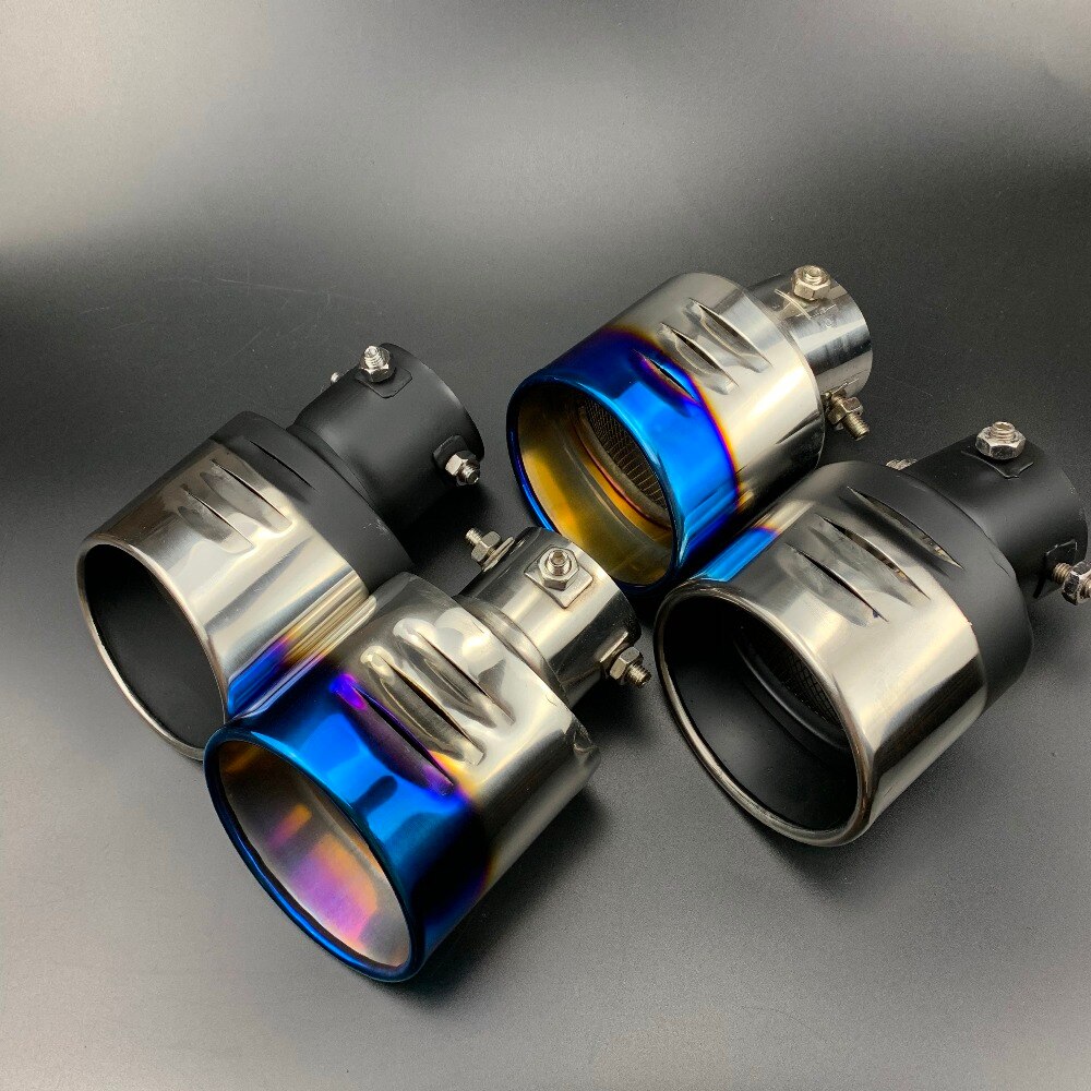 Car styling Exhaust Pipe tube Case For Renault Espace Twingo Clio ZOE Kwid SYMBIOZ ARKANA Duster EZ-PRO Lodgy Alpine A110