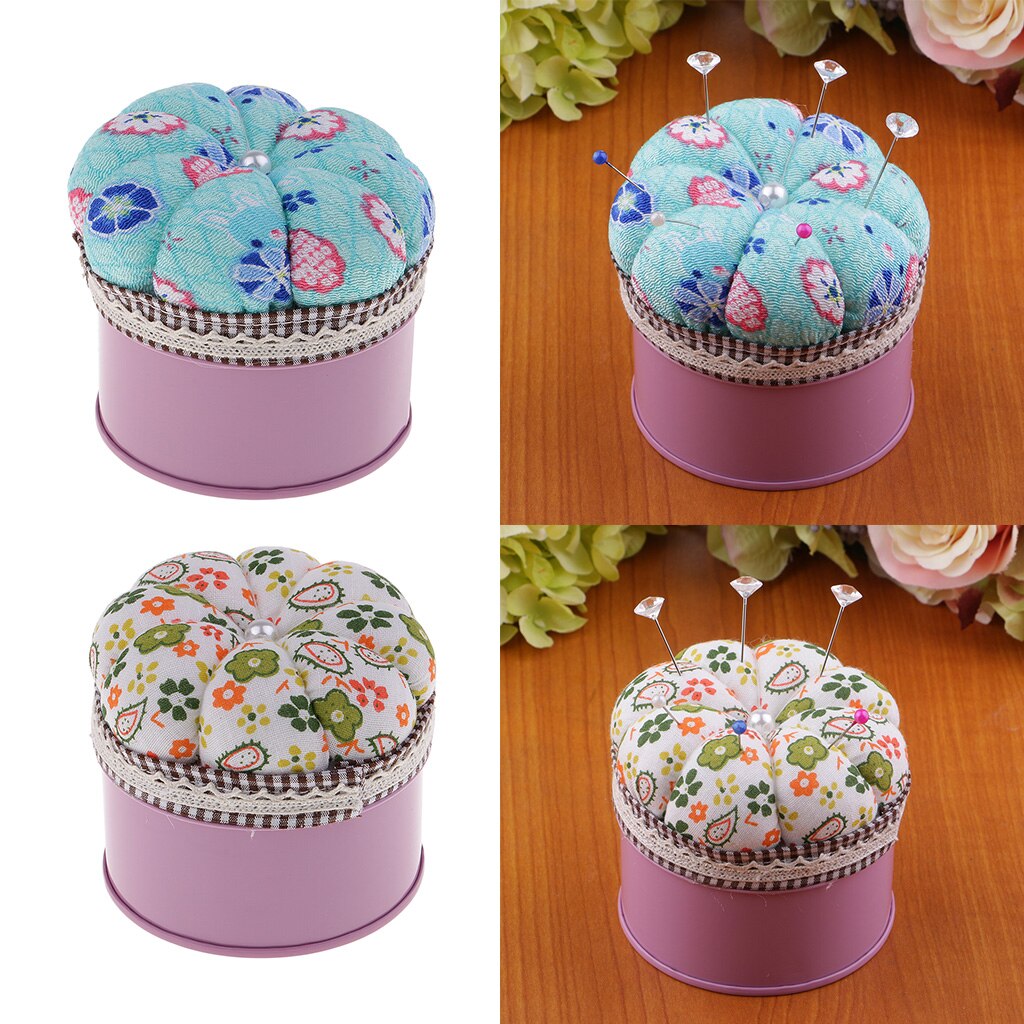 Multifunction Novelty Pin Cushio Pumpkin Sewing Pin Cushion Pincushions Handmade with Sewing Kit for Beginners