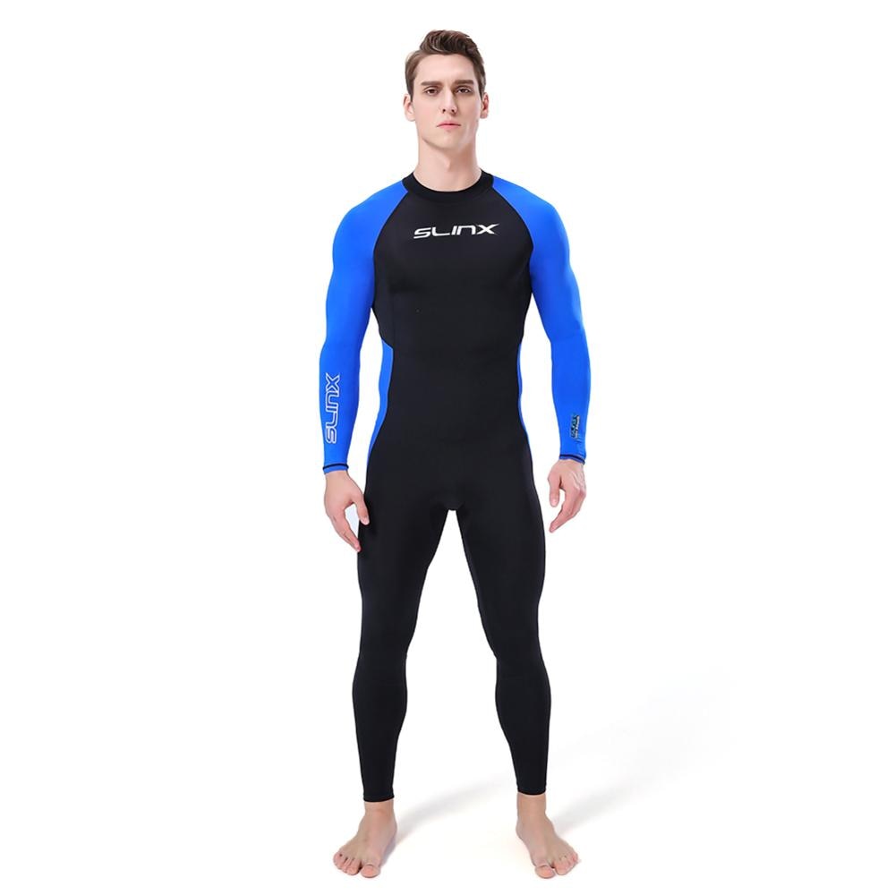 Combinaison de plongée pour hommes, pour surf, natation, plongée sous-marine, manches longues, fermeture éclair dans le dos