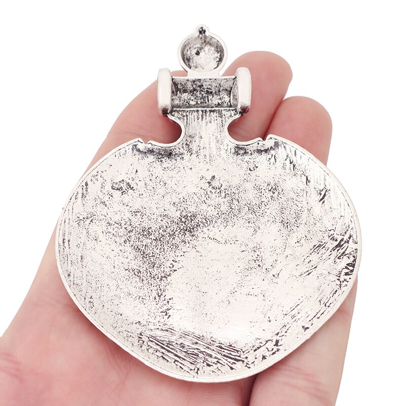 ZXZ-abalorios de plata tibetana, colgante para collar, joyería, accesorios, 2 uds.