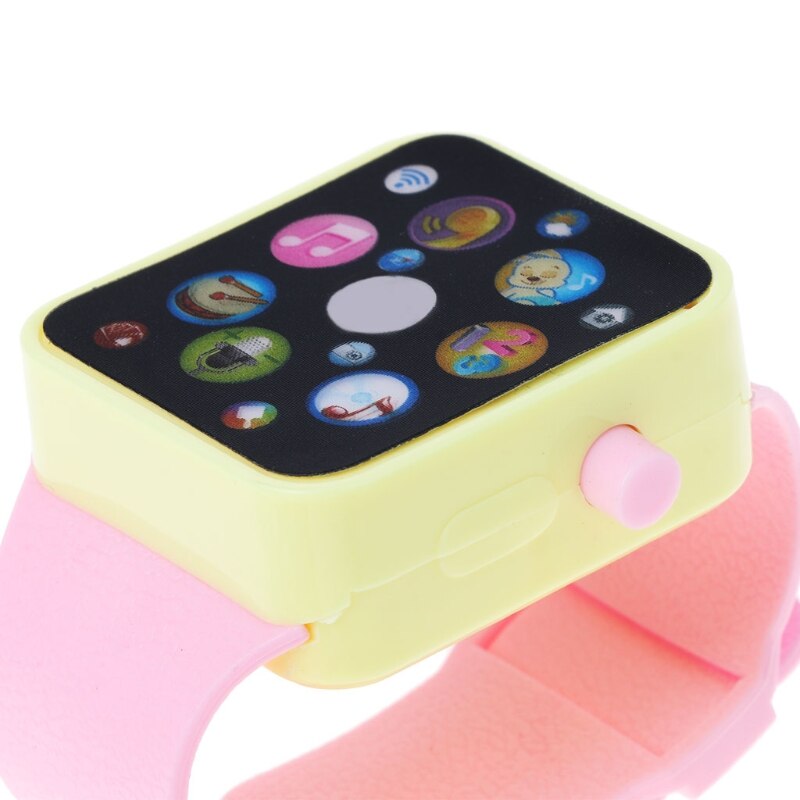 Watch Shape Early Education Music Learning Machine Wristwatch Toy Kids Children Battery Included