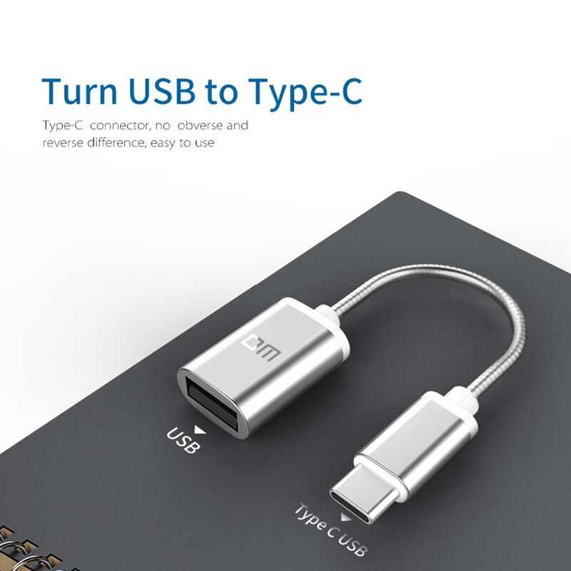 Dm Usb C Adapter Type C Naar Usb 2.0 Adapter Thunderbolt 3 Type-C Adapter Otg Kabel Voor Macbook pro Air Samsung S10 S9 Usb Otg