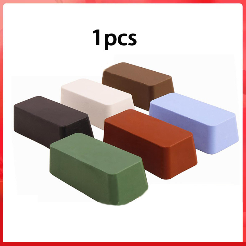 1 stk. poleringsvoks til rustfrit stål, fast poleringspasta, dekontaminering, reparation af ridser og fjernelse af slibende blokke