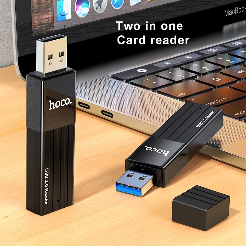 HOCO 2in1 Card Reader USB 3.0 2.0 SD Micro SD/TF Card Memory Reader Multi-card USB Writer Adapter Flash Drive Laptop Accessories