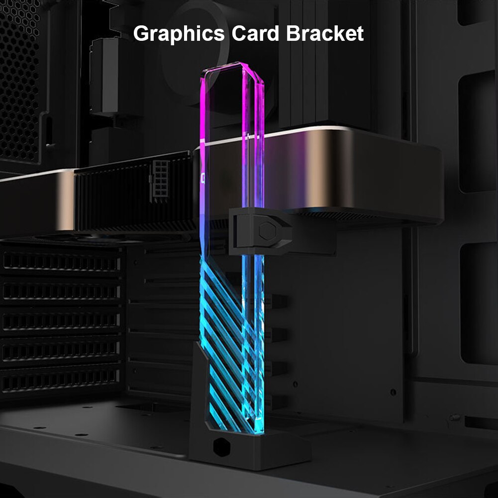 Scheda grafica Video radiatore acqua radiatore ARGB scheda grafica supporto GPU supporto Sag PC Computer accessori per il raffreddamento ad acqua