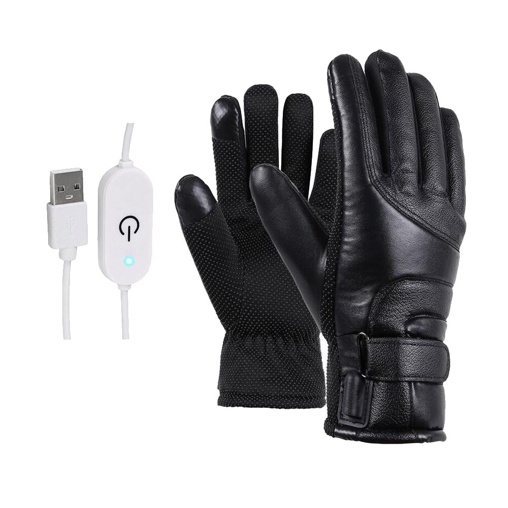 1 Paar Winter Motorrijden Elektrische Verwarming Handschoenen Warme Handschoenen Usb Hoge Warmte Constante Temperatuur Thermische Verwarming Handschoenen Fo: Picture 2
