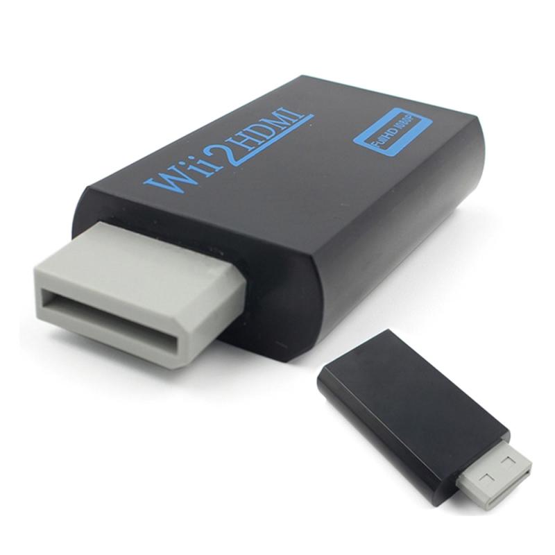 Wii Naar Hdmi Converter Adapter Wii Naar Hdmi Adapter Converter Stok 1080 P Audio 3.5 Mm Adapter Voor Hdtv Monitor display Adapter