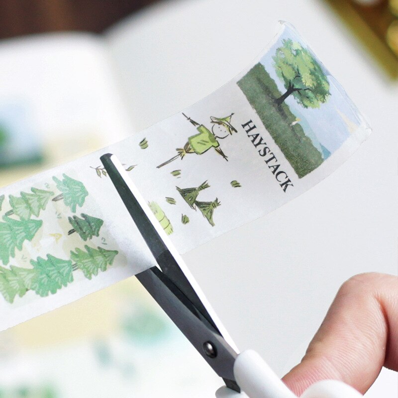 30mm*3m Kawaii Cute Swan Lake Garden Washi Tape Stickers Scrapbooking Masking Tapes School Office Supplies Bullet Journal sl2878