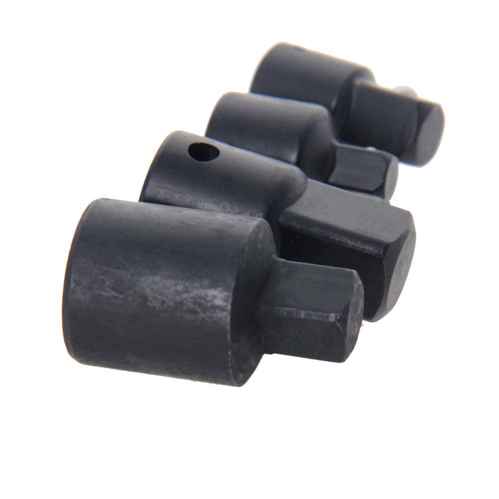 1 jeu de douilles noires, adaptateur convertisseur à cliquet, réducteur 3/8 "  to 1/4 " 1/4 "  to 3/8 " 3/8 "  to 1/2 " 1/2 "  to 3/8 " tous les 4 modèles  x1 pièces/modèle